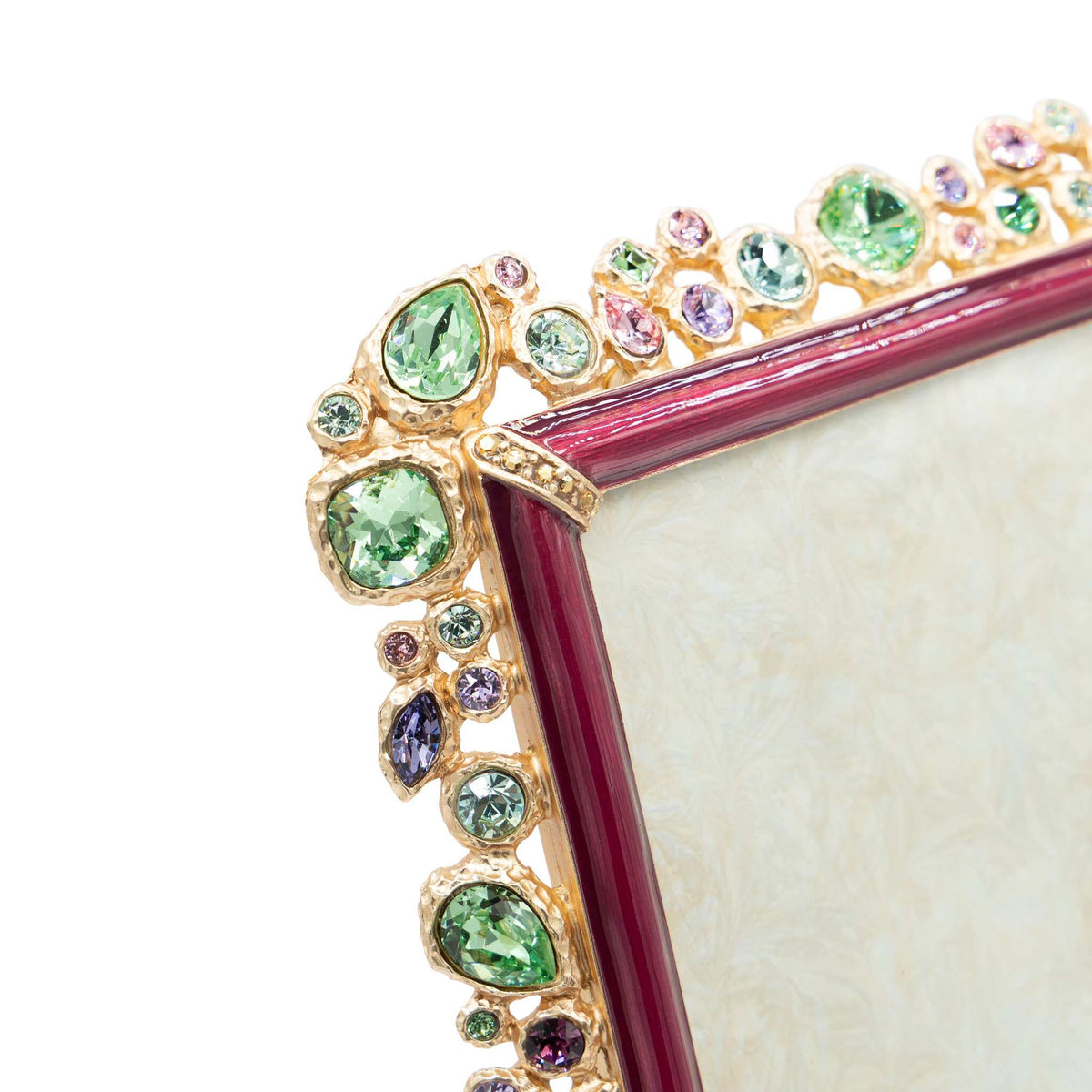 Jay Strongwater Leslie Bejeweled 5" X 7" Frame - Bouquet, alternate view
