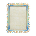 Jay Strongwater Leslie Bejeweled 5" X 7" Frame - Oceana
