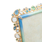 Jay Strongwater Leslie Bejeweled 5" X 7" Frame - Oceana, alternate view