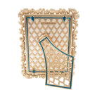 Jay Strongwater Leslie Bejeweled 5" X 7" Frame - Peacock, alternate view