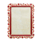 Jay Strongwater Leslie Bejeweled 5" X 7" Frame - Ruby