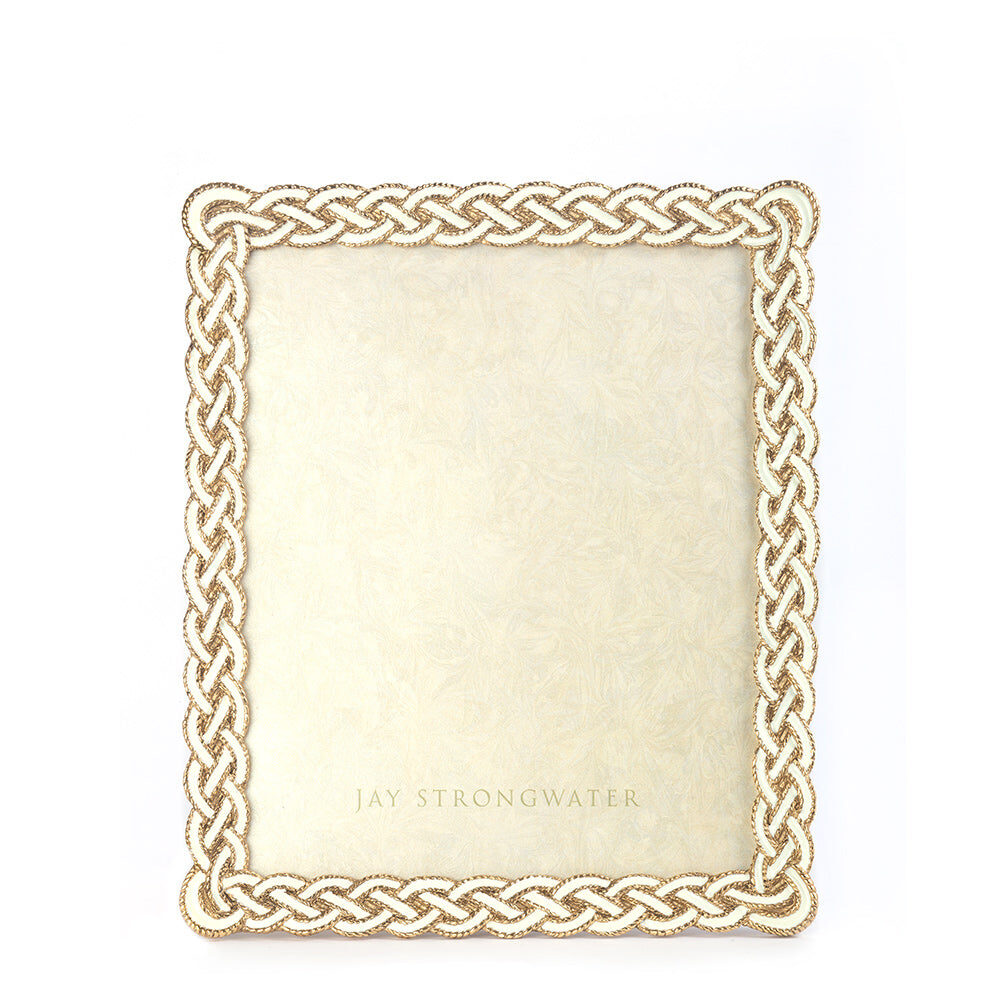 Jay Strongwater Liam Braided 8" X 10" Frame