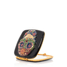Jay Strongwater Lilah Skull Compact Handheld Mirror