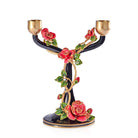 Jay Strongwater Lisha Night Bloom Double Candlestick Candlestick Holder