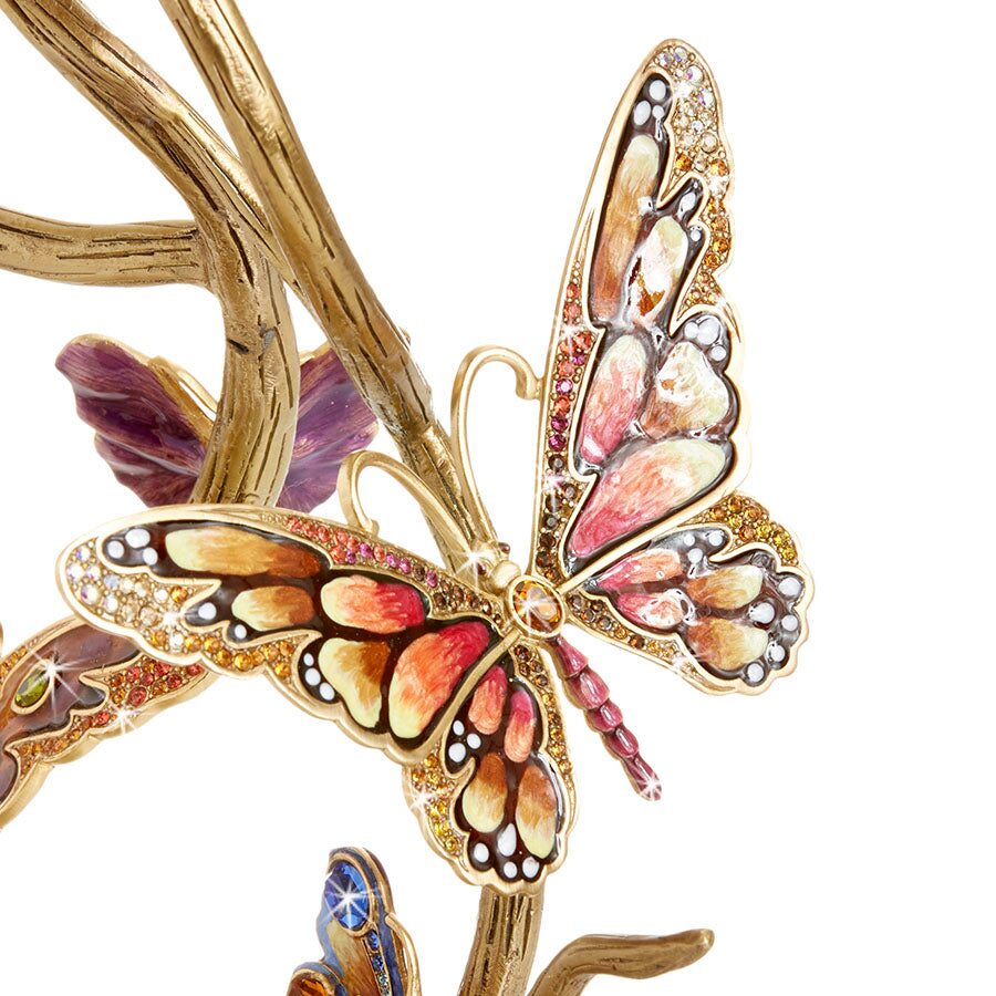 Jay Strongwater Lorelei Flutter of Butterflies Figurine, alternate view