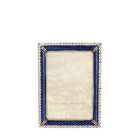 Jay Strongwater Lorraine Stone Edge 4" X 6" Frame - Delft Garden