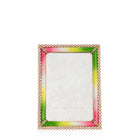 Jay Strongwater Lorraine Stone Edge 4" X 6" Frame - Flora
