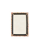Jay Strongwater Lorraine Stone Edge 4" X 6" Frame - Jewel