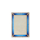 Jay Strongwater Lorraine Stone Edge 4" X 6" Frame - Lapis