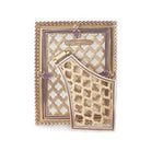 Jay Strongwater Lorraine Stone Edge 4" X 6" Frame - Lavender, alternate view