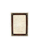 Jay Strongwater Lorraine Stone Edge 4" X 6" Frame - Safari