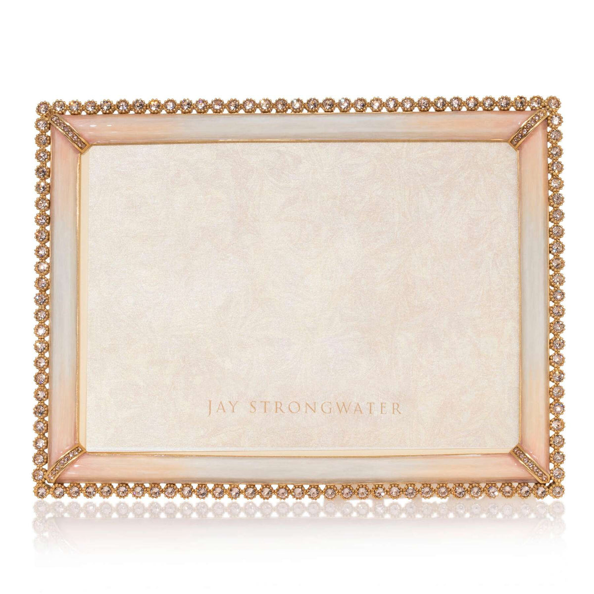 Jay Strongwater Lucas Stone Edge 5" X 7" Frame - Boudoir, alternate view