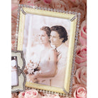 Jay Strongwater Lucas Stone Edge 5" X 7" Frame - Crystal Pearl, alternate view