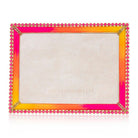 Jay Strongwater Lucas Stone Edge 5" X 7" Frame - Electric Pink, alternate view