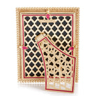Jay Strongwater Lucas Stone Edge 5" X 7" Frame - Jewel, alternate view
