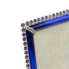 Jay Strongwater Lucas Stone Edge 5" X 7" Frame - Lapis, alternate view