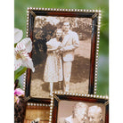 Jay Strongwater Lucas Stone Edge 5" X 7" Frame - Safari, alternate view