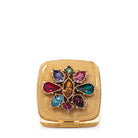 Jay Strongwater Luella Square Jeweled Compact Handheld Mirror