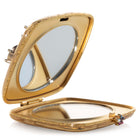Jay Strongwater Luella Square Jeweled Compact Handheld Mirror, alternate view