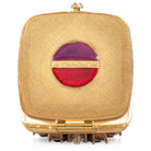 Jay Strongwater Luella Square Jeweled Compact Handheld Mirror, alternate view