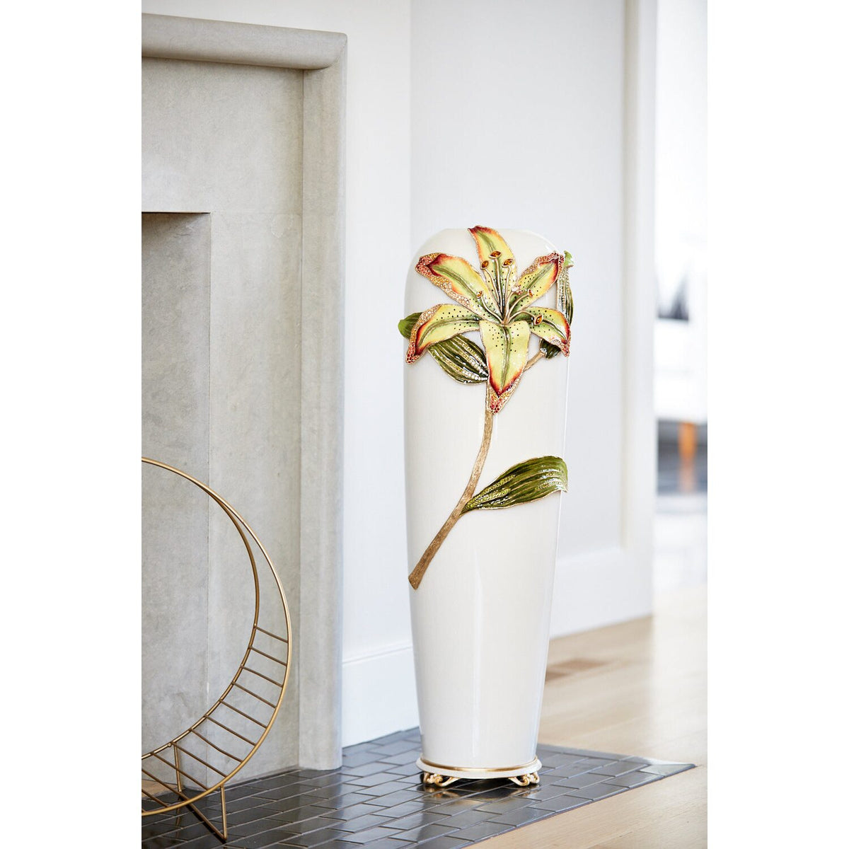 Jay Strongwater Luna Lily Vase, alternate view