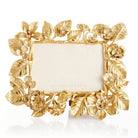 Jay Strongwater Maeve Dutch Floral 5" X 7" Frame - Gold, alternate view