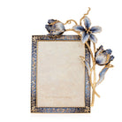 Jay Strongwater Margery Tulip 5" X 7" Frame - Delft Garden