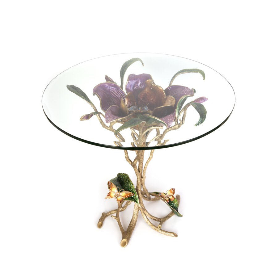 Jay Strongwater Marjorie Magnolia Table - Bouquet
