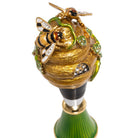 Jay Strongwater Mead Beehive Wine Stopper & Stand Bottle Stoppers & Saver, alternate view