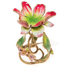 Jay Strongwater Meredith Floral 9" Pillar Candle Holder, alternate view