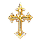 Jay Strongwater Metallic Bejeweled Cross Ornament, alternate view