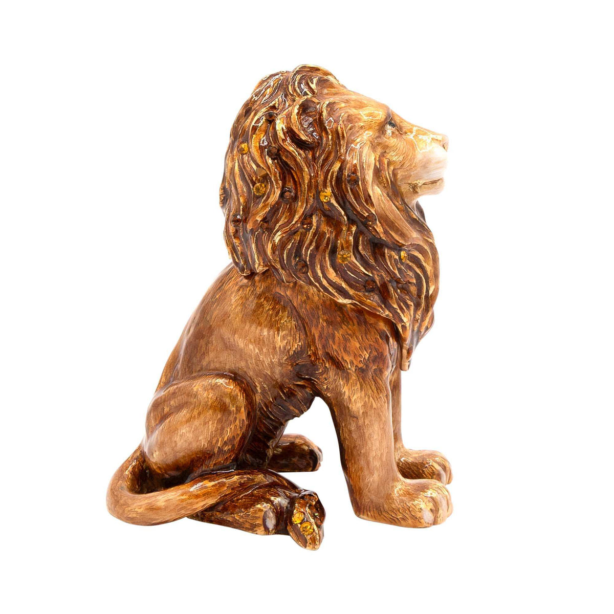 Jay Strongwater Mira Majestic Lion Box, alternate view