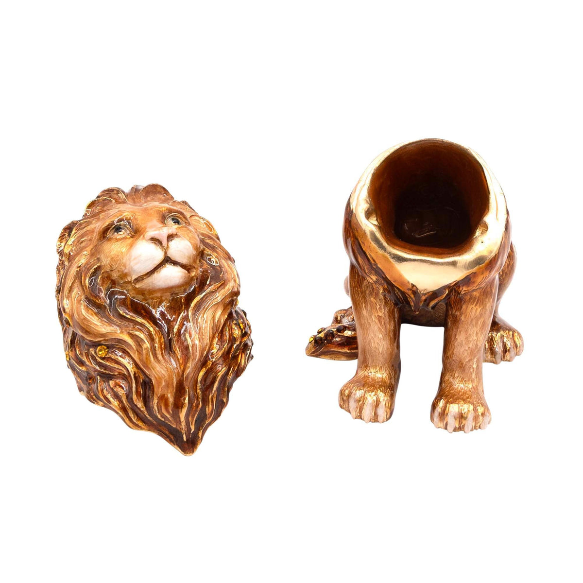 Jay Strongwater Mira Majestic Lion Box, alternate view