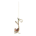 Jay Strongwater Mirabelle Orchid Single Candlestick - Flora Candlestick Holder