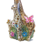 Jay Strongwater Mom and Baby Giraffe Glass Ornament, detail view