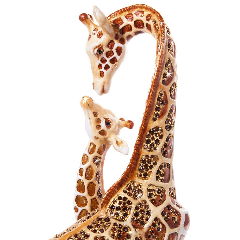 Jay Strongwater Mother and Baby Giraffe Objet Figurine, alternate view