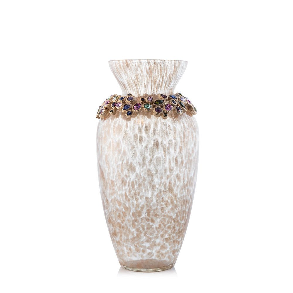 Jay Strongwater Norah Bejeweled Vase - Bouquet