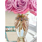Jay Strongwater Norah Bejeweled Vase - Peacock, alternate view