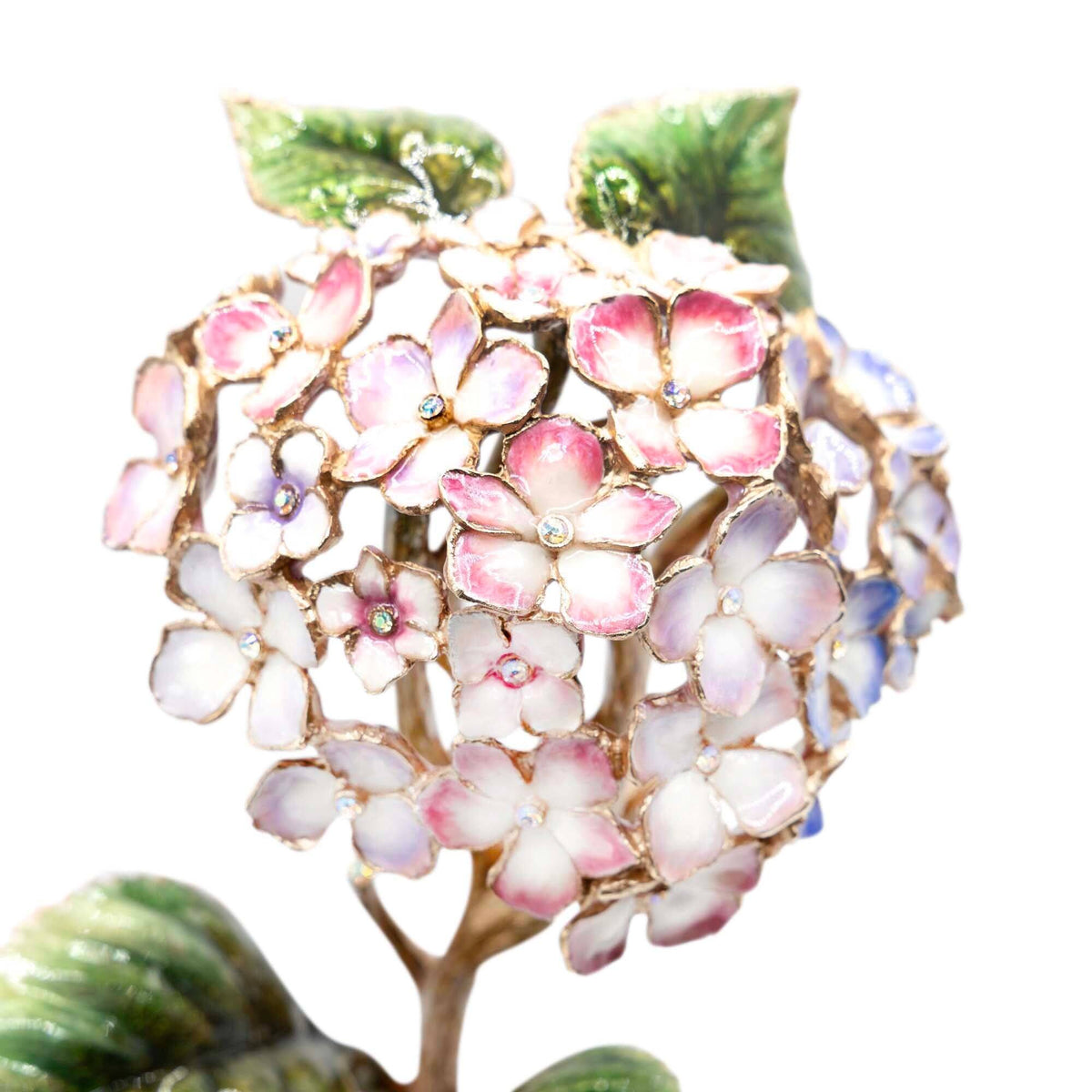 Jay Strongwater Nori Hydrangea Objet - Pink Figurine, alternate view