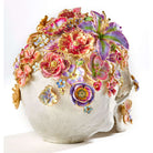 Jay Strongwater Oliver Skull & Flowers Figurine, alternate view