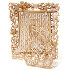 Jay Strongwater Ophelia 5" X 7" Frame - White Opal, alternate view