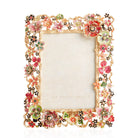 Jay Strongwater Ophelia Cluster Floral 5"x7" Frame - Jewel