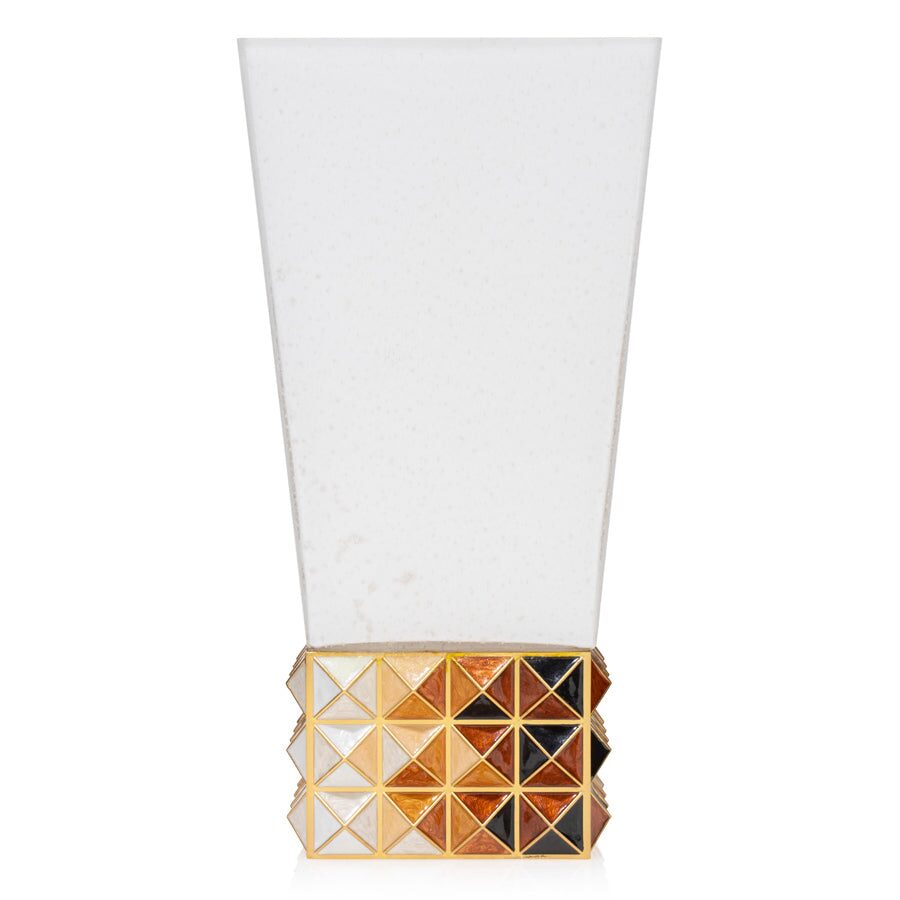 Jay Strongwater Opus Pyramid Vase, alternate view