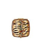 Jay Strongwater Pavel Tiger Striped Compact Handheld Mirror