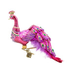 Jay Strongwater Peacock Ornament Clip - Bright Pink, alternate view