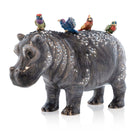 Jay Strongwater Penny Hippo Objet Figurine