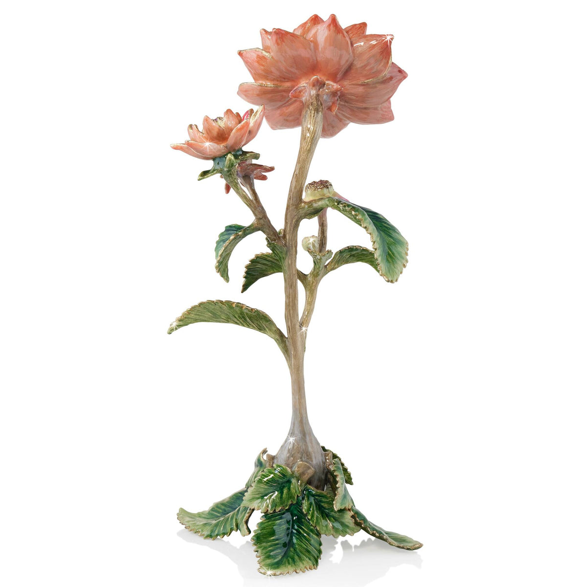 Jay Strongwater Persephone Dahlia Objet Figurine, alternate view