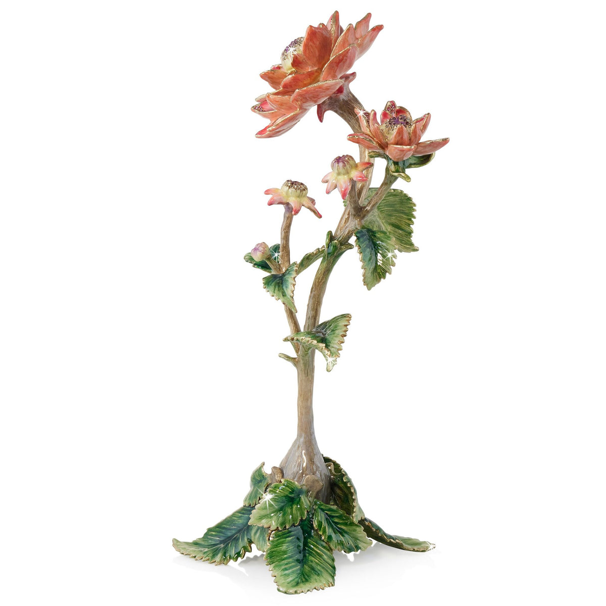 Jay Strongwater Persephone Dahlia Objet Figurine, alternate view