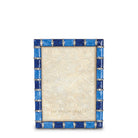Jay Strongwater Pierce Striped 5" X 7" Frame - Delft Garden