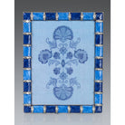 Jay Strongwater Pierce Striped 5" X 7" Frame - Delft Garden, alternate view